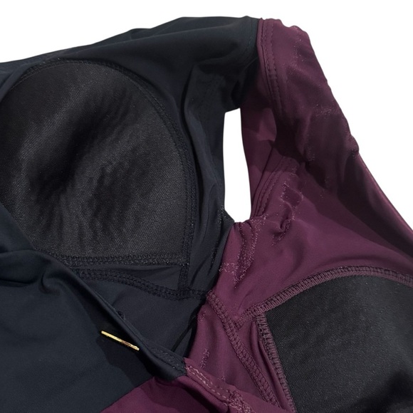 Amoressa Phantom Leroux One Piece Soft Cup Bra Swimsuit Resort Slimming Size 8 - Picture 6 of 9